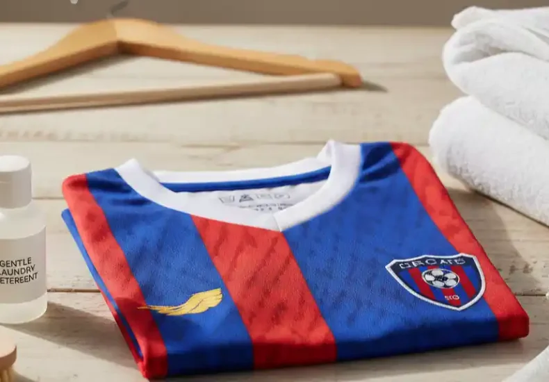 cara mencuci jersey aman